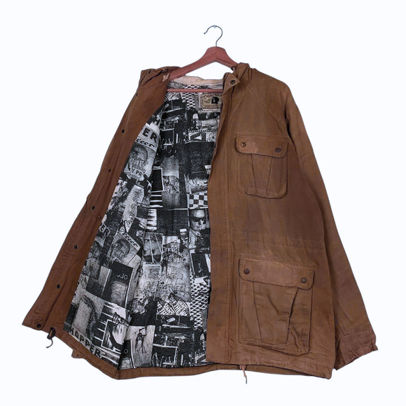 Vans x Dennis Hopper Morocco Hooded Military Jacket Sz. L RARE - Picture 5 of 16